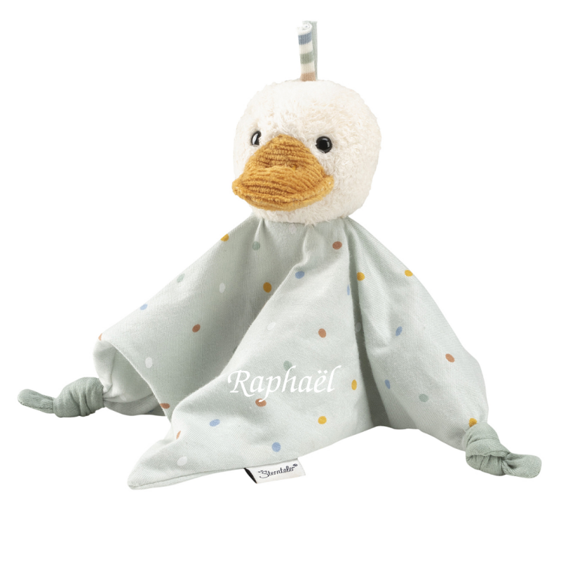  - edda the duck - comforter green 25 cm 